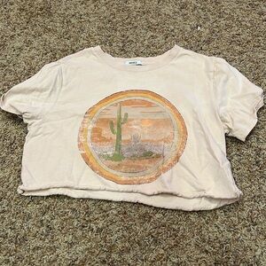 forever 21 cropped tee